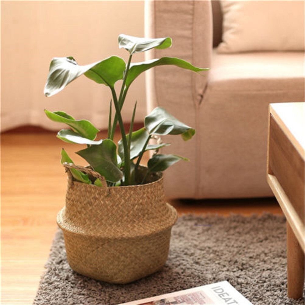 Cache-pot/panier en bambou