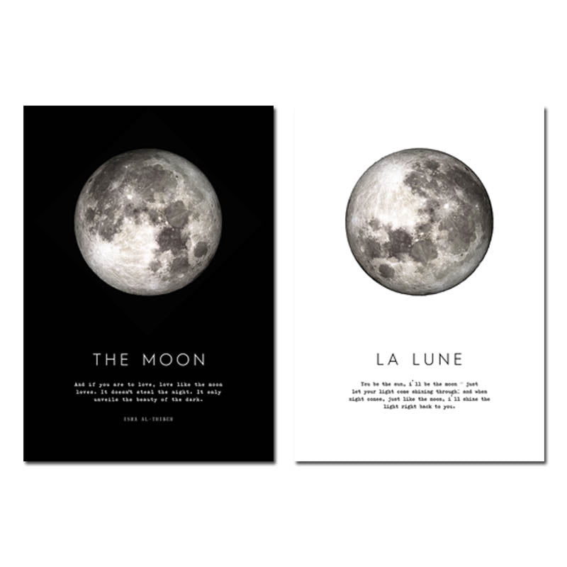 Toile "la lune"
