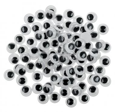 Lot de 100 yeux mobiles ronds