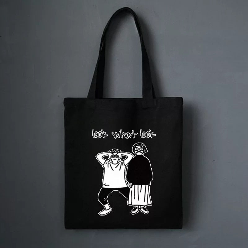 Tote bag "look what look"
