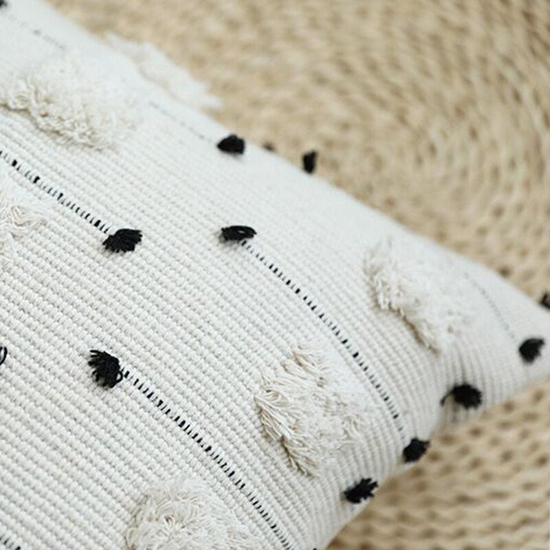 Housse de coussin "minimal boho"