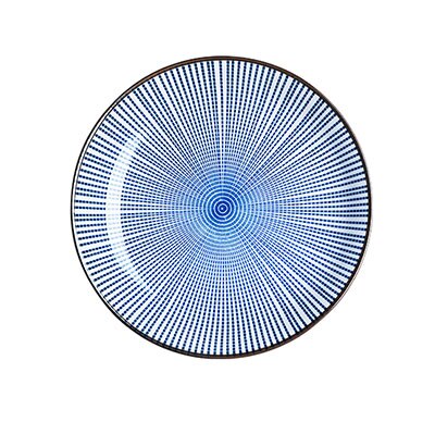 Assiettes à motif minimaliste