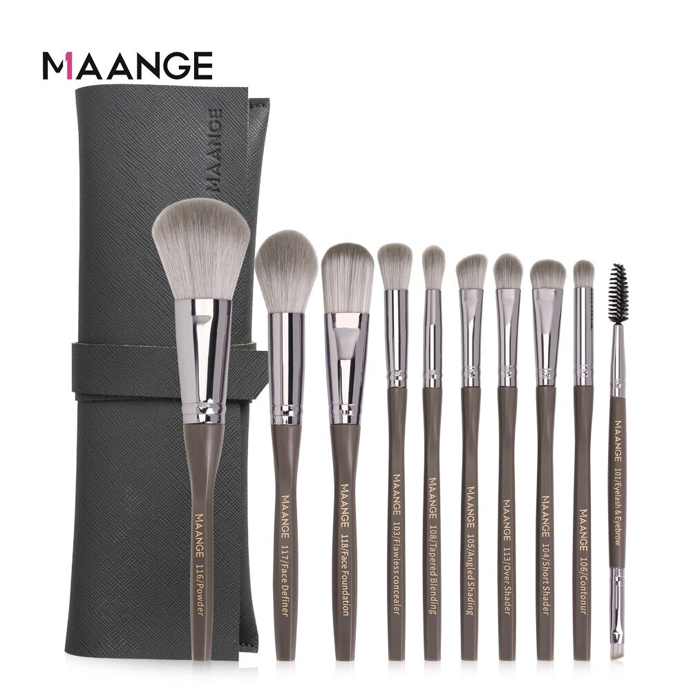 Set de 10 pinceaux Maange