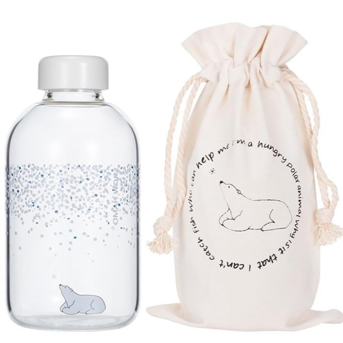 Bouteille en verre "Ours", 600ml