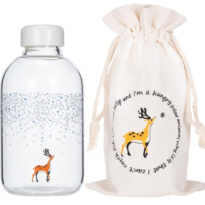 Bouteille en verre "Cerf", 600ml