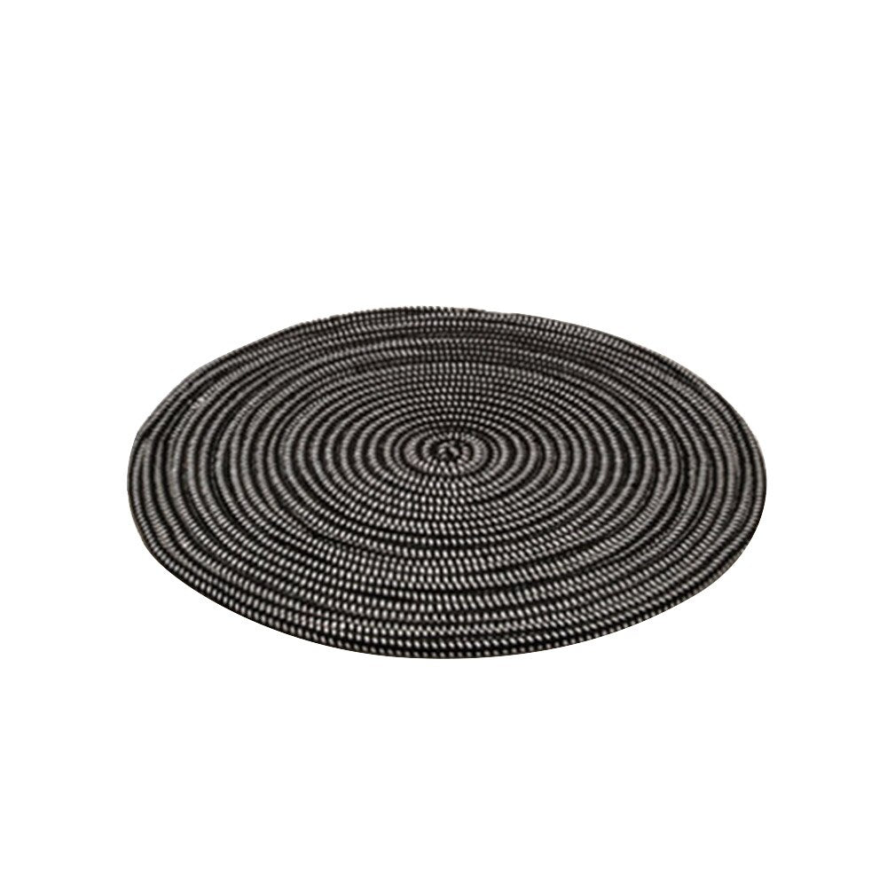 Tapis minimaliste rond