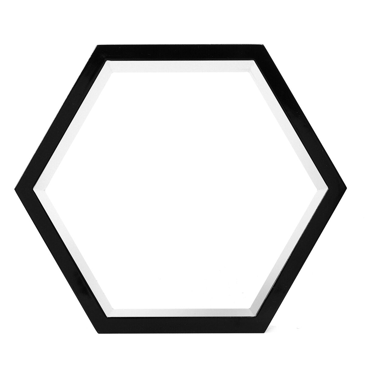 Lot de 3 étagères murales hexagonales