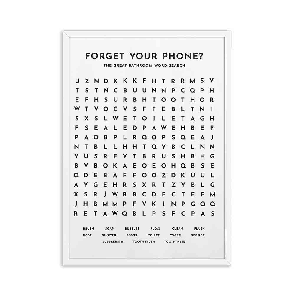 Toile "Forget your phone ?"