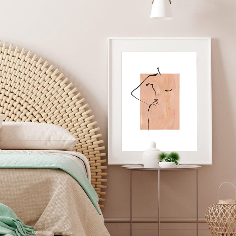 Toile "rectangle féminin"