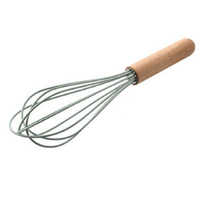 Ustensiles de cuisine en bois et en silicone, pastel