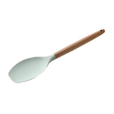 Ustensiles de cuisine en bois et en silicone, pastel