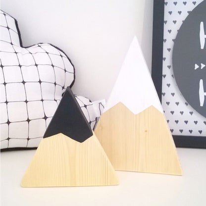 Montagnes en bois, décoration pour chambre d'enfants