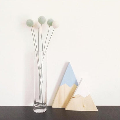 Montagnes en bois, décoration pour chambre d'enfants