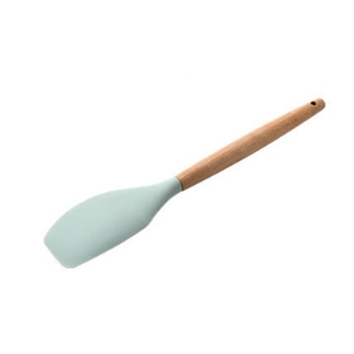 Ustensiles de cuisine en bois et en silicone, pastel