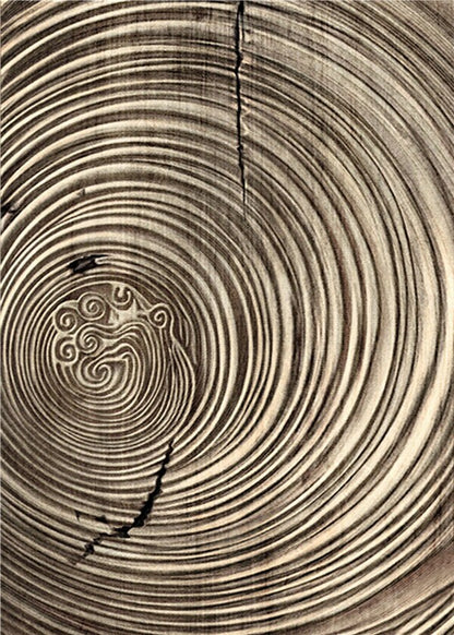 Toile "Dorure boisée"