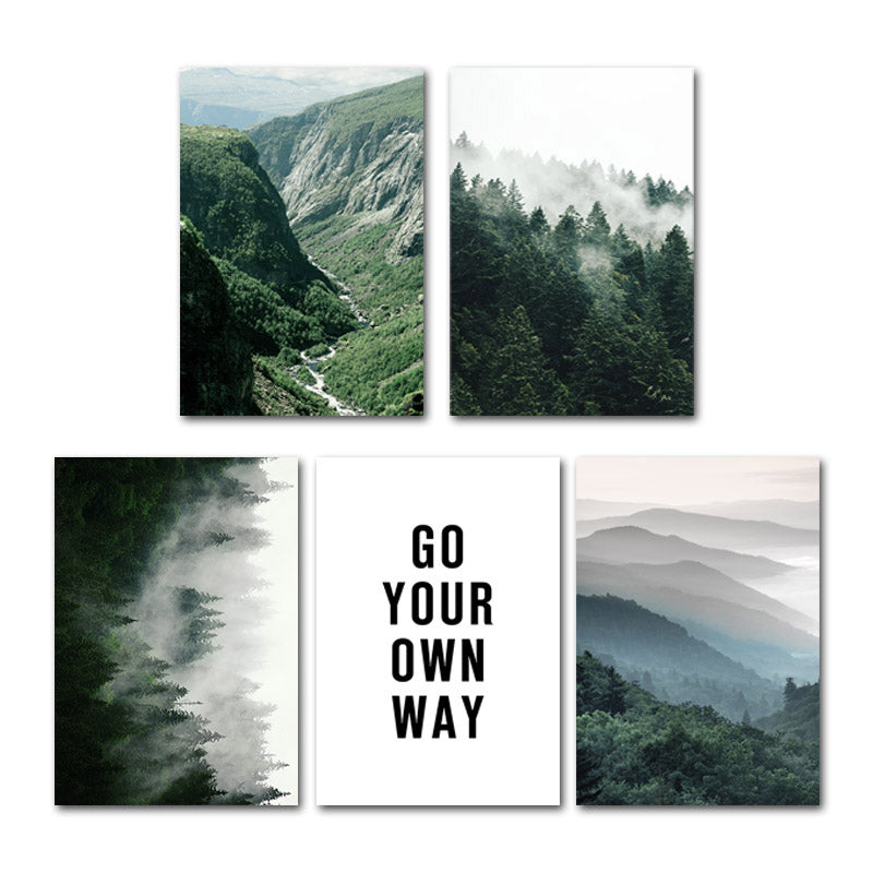 Toile "forêt enchantée"