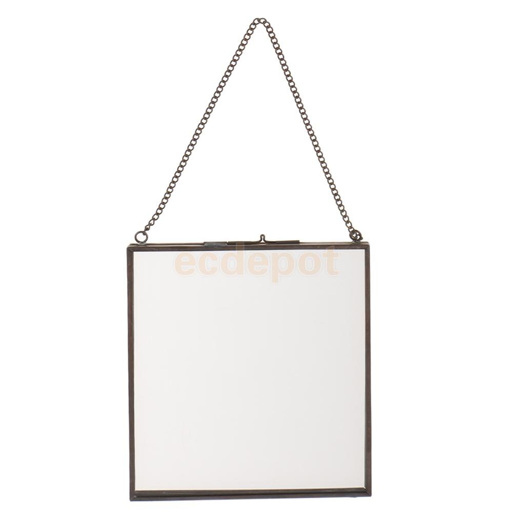 Cadre photo transparent en verre