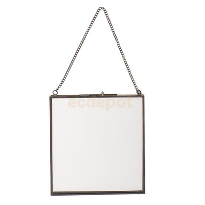 Cadre photo transparent en verre