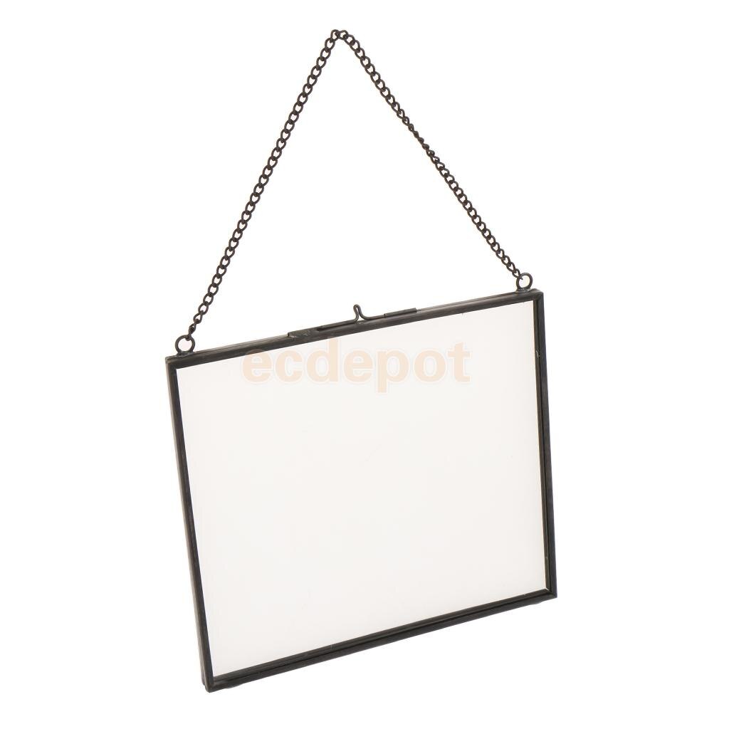 Cadre photo transparent en verre