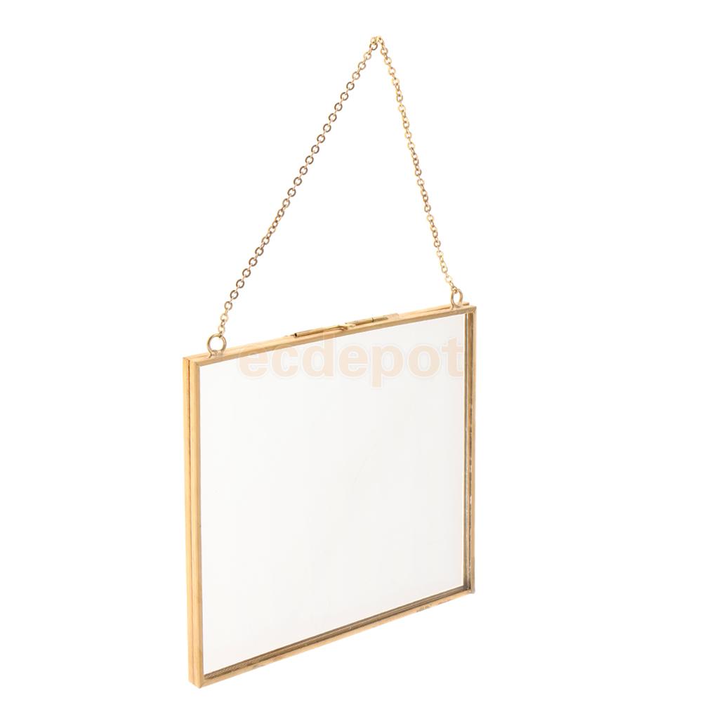 Cadre photo transparent en verre