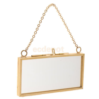 Cadre photo transparent en verre