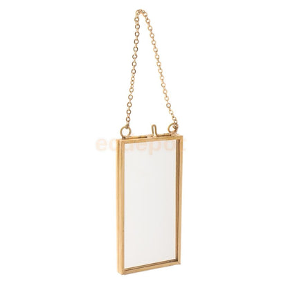 Cadre photo transparent en verre