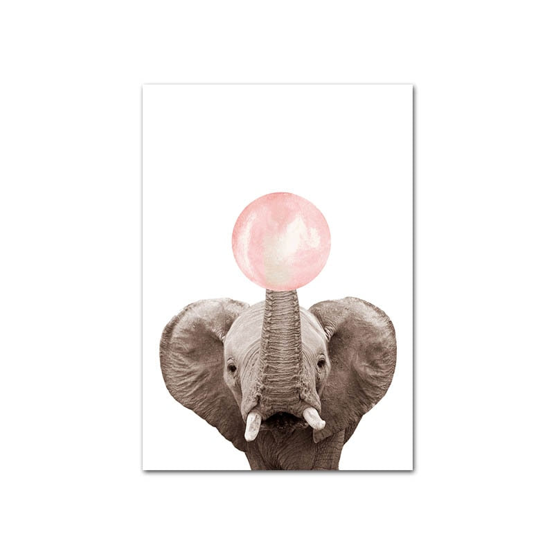 Toile "Bubble gum"
