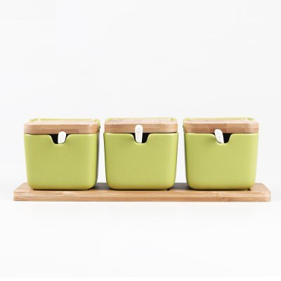 Ensemble de pots colorés en céramique