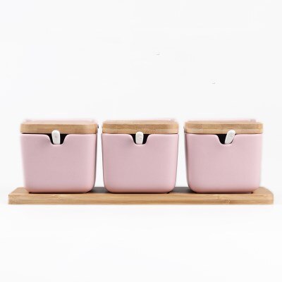 Ensemble de pots colorés en céramique