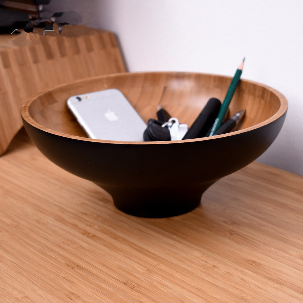 Bols et saladiers en bois