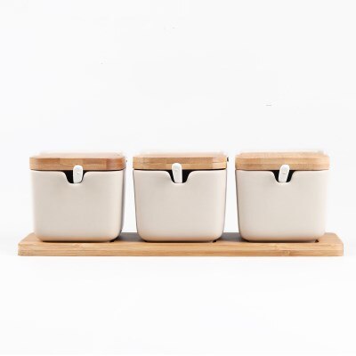 Ensemble de pots colorés en céramique