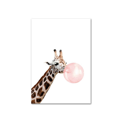 Toile "Bubble gum"