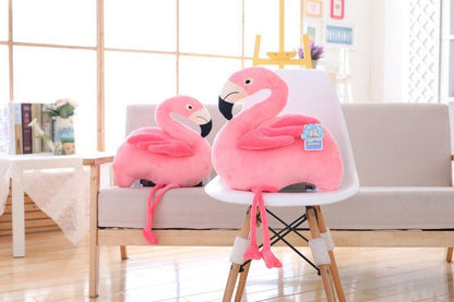 Coussin flamant rose