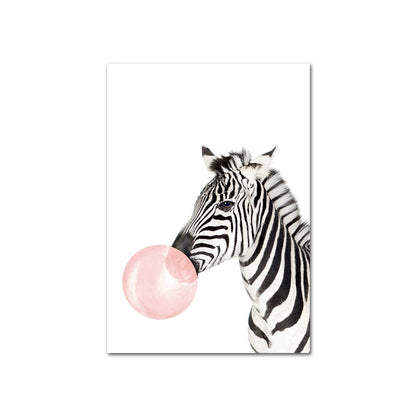 Toile "Bubble gum"