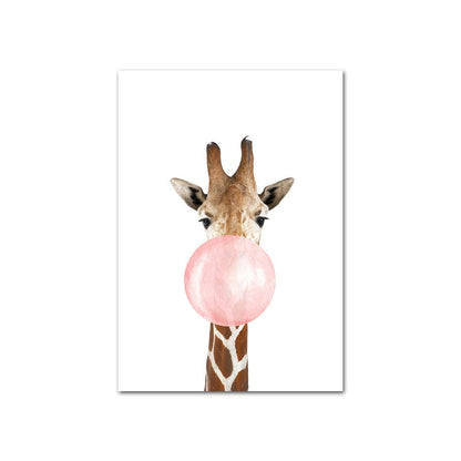 Toile "Bubble gum"