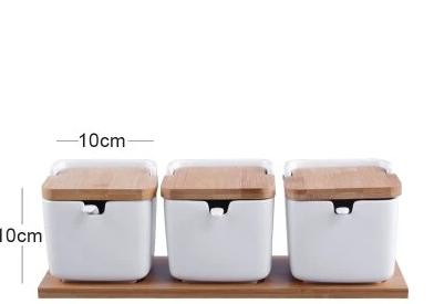 Ensemble de pots colorés en céramique