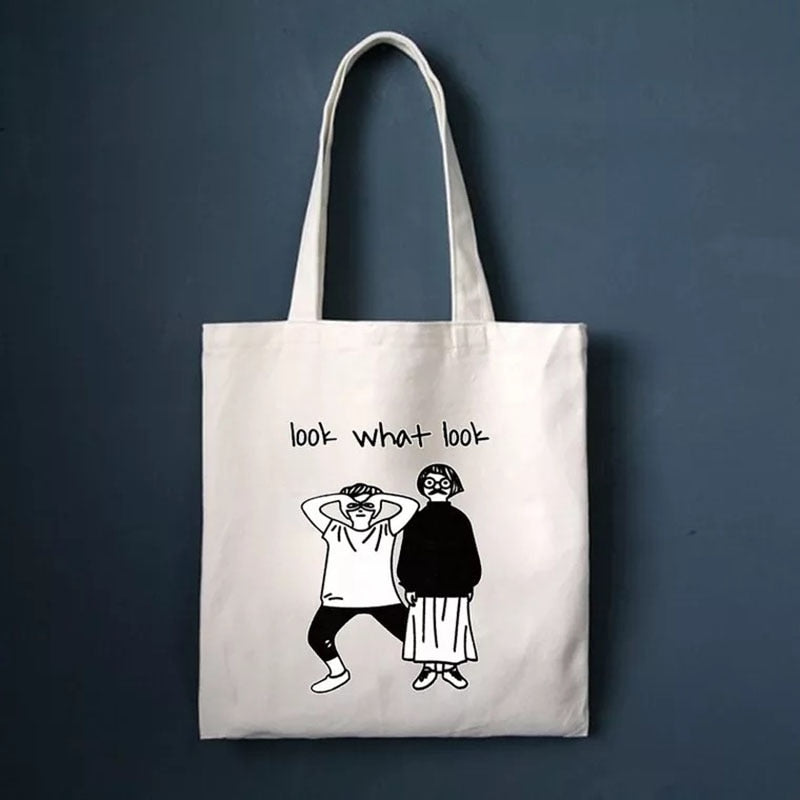 Tote bag "look what look"